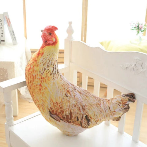 25cm Simulation Chicken Plush Pillow