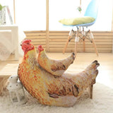 25cm Simulation Chicken Plush Pillow