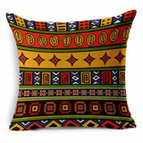 45cm x 45cm African National Stripe  Pillow Covers Linen Ethnic Cushion Covers