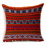 45cm x 45cm African National Stripe  Pillow Covers Linen Ethnic Cushion Covers