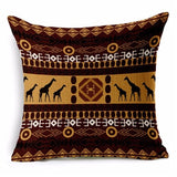 45cm x 45cm African National Stripe  Pillow Covers Linen Ethnic Cushion Covers