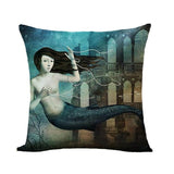 Mermaid Printed Yomdid  Pillow Cases