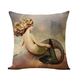 Mermaid Printed Yomdid  Pillow Cases