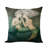 Mermaid Printed Yomdid  Pillow Cases