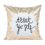 45cm x 45cm  Gold Foil Printing Pillow Cases
