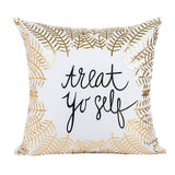 45cm x 45cm  Gold Foil Printing Pillow Cases