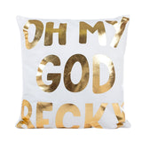 45cm x 45cm  Gold Foil Printing Pillow Cases