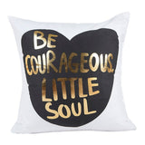 45cm x 45cm  Gold Foil Printing Pillow Cases