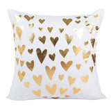 45cm x 45cm  Gold Foil Printing Pillow Cases