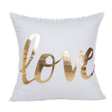 45cm x 45cm  Gold Foil Printing Pillow Cases