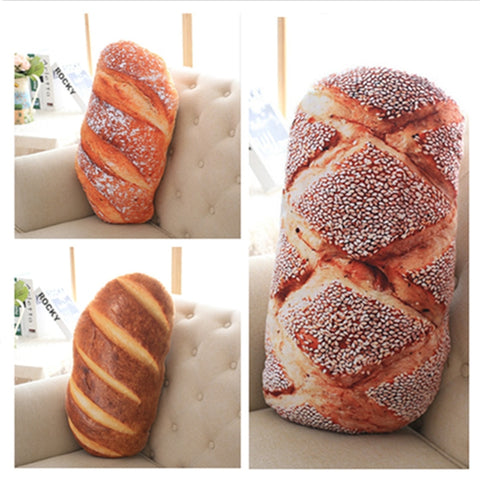 50cm x 70cm 3 kinds Creative Bread Pattern Pillow