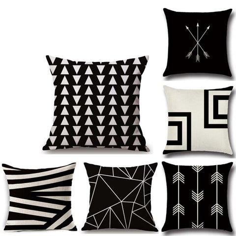 45cm x 45cm  Geometric Pillow Cases