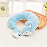 Lovely Fox Animal Cotton Plush U Shape Neck  Pillow