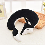 Lovely Fox Animal Cotton Plush U Shape Neck  Pillow