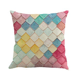 45cm x 45cm  Geometry Painting  Pillow