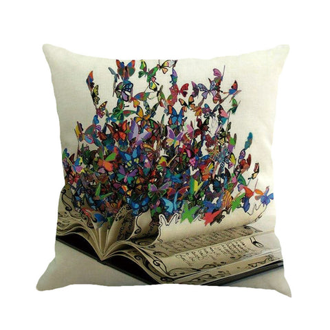 45cm x 45cm  Butterfly Painting  Pillow Case
