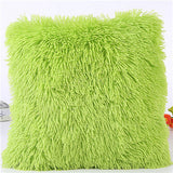 Square Plush Furry Pillow Case