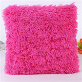 Square Plush Furry Pillow Case