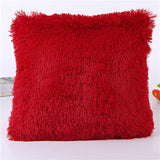 Square Plush Furry Pillow Case