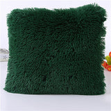 Square Plush Furry Pillow Case