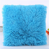 Square Plush Furry Pillow Case
