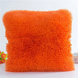 Square Plush Furry Pillow Case