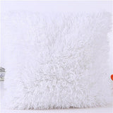 Square Plush Furry Pillow Case