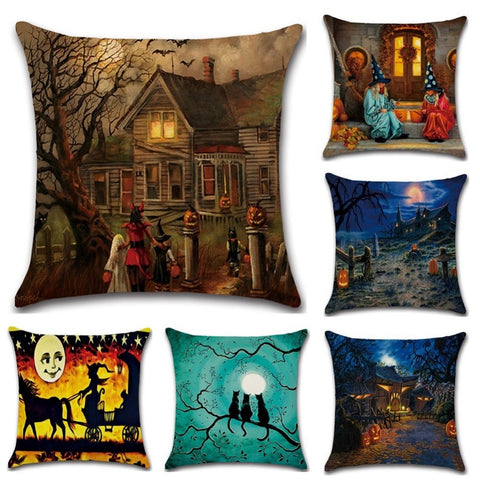 Halloween  High Qulity Printed  Pillow Cases
