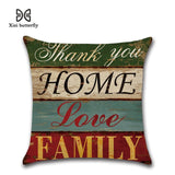 45cm x 45cm Vintage  Hand-Painted Letters  Pillow Cases