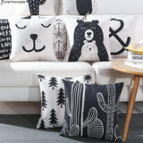 Black And White  Pillow Cases