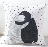 Black And White  Pillow Cases