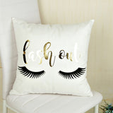 45cm x 45cm Love Style  Gold Stamp Pillow Cases
