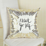 45cm x 45cm Love Style  Gold Stamp Pillow Cases