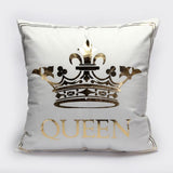 45cm x 45cm Love Style  Gold Stamp Pillow Cases