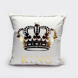 45cm x 45cm Love Style  Gold Stamp Pillow Cases