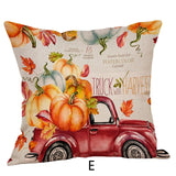 Happy Fall Halloween Pillow Cases