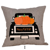 Happy Fall Halloween Pillow Cases