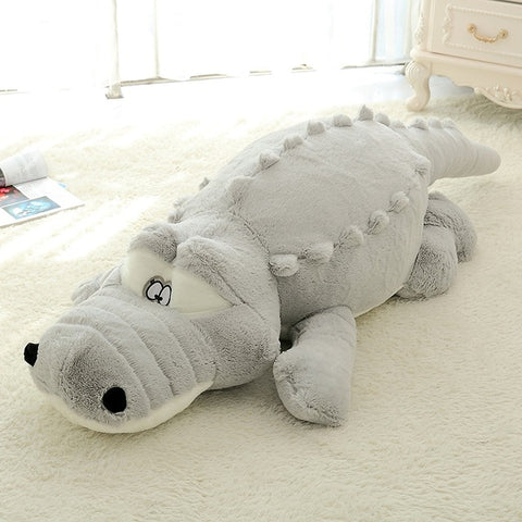 Big Size Crocodile Lying  Plush Pillow