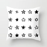 Geometric  Black and White  Pillow Cases