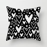 Geometric  Black and White  Pillow Cases