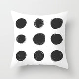 Geometric  Black and White  Pillow Cases