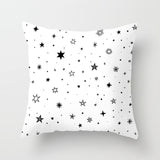 Geometric  Black and White  Pillow Cases