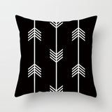 Geometric  Black and White  Pillow Cases