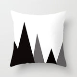 Geometric  Black and White  Pillow Cases