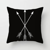 Geometric  Black and White  Pillow Cases