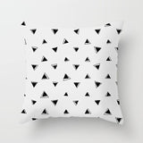 Geometric  Black and White  Pillow Cases
