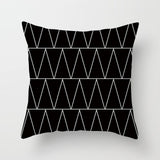Geometric  Black and White  Pillow Cases