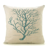 45cm x 45cm Trees Plants Print Pillow Cases