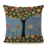 45cm x 45cm Trees Plants Print Pillow Cases
