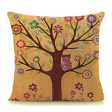 45cm x 45cm Trees Plants Print Pillow Cases